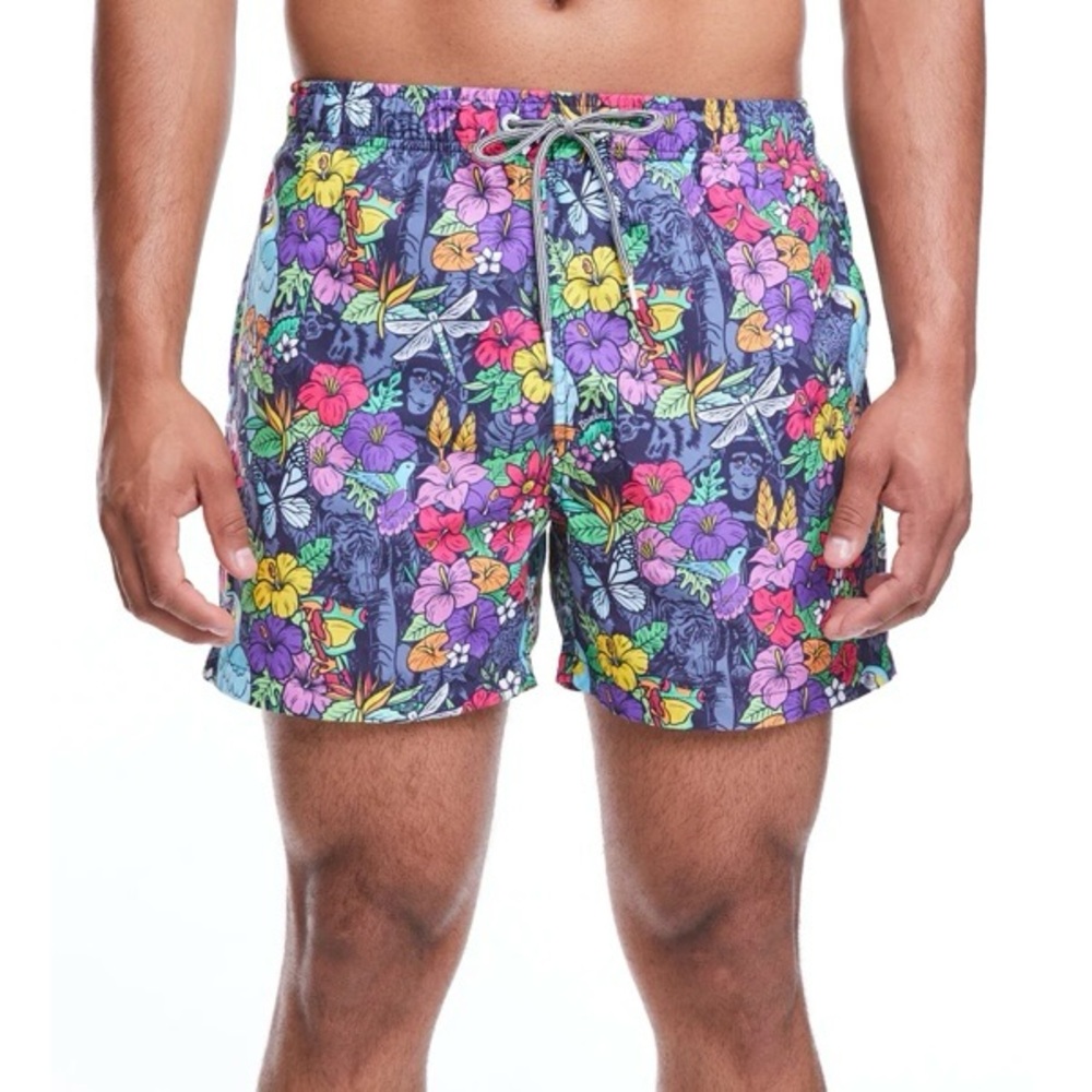 Boardies Night Jungle Boardshorts Colorful Swim Trunks